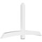 Ekena Millwork Bellingham Architectural Grade PVC Gable Bracket, 84"W x 49"H x 4"D x 6"F, 14/12 Pitch GBP084X49X0406BEL00 - alternate 1